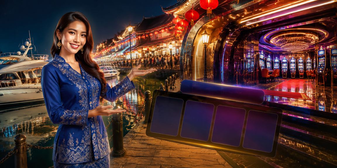 Pengguna wanita Malaysia dalam baju kurung menggunakan platform pertaruhan di Melaka