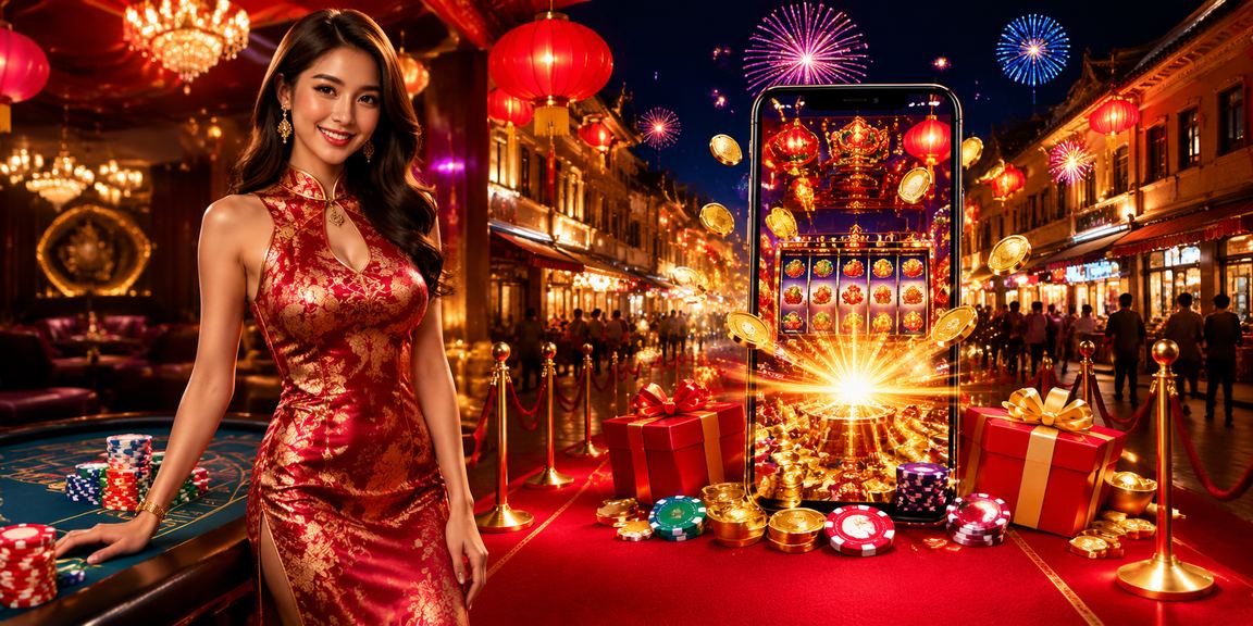 Suasana permainan hiburan kasino di Melaka Malaysia dalam gaya tempatan